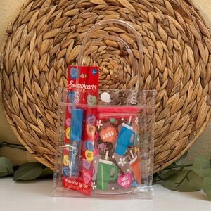 🆕 Valentines Lip Oil & Can Glass Cup - Includes Clear Bag